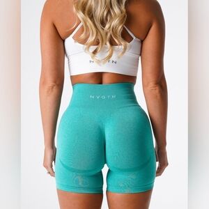 NVGTN Turquoise Contour Shorts